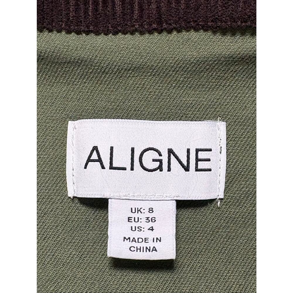 Aligne Midi Barn Jacket Contrast Collar Size 36 EU 4 US - Picture 4 of 5